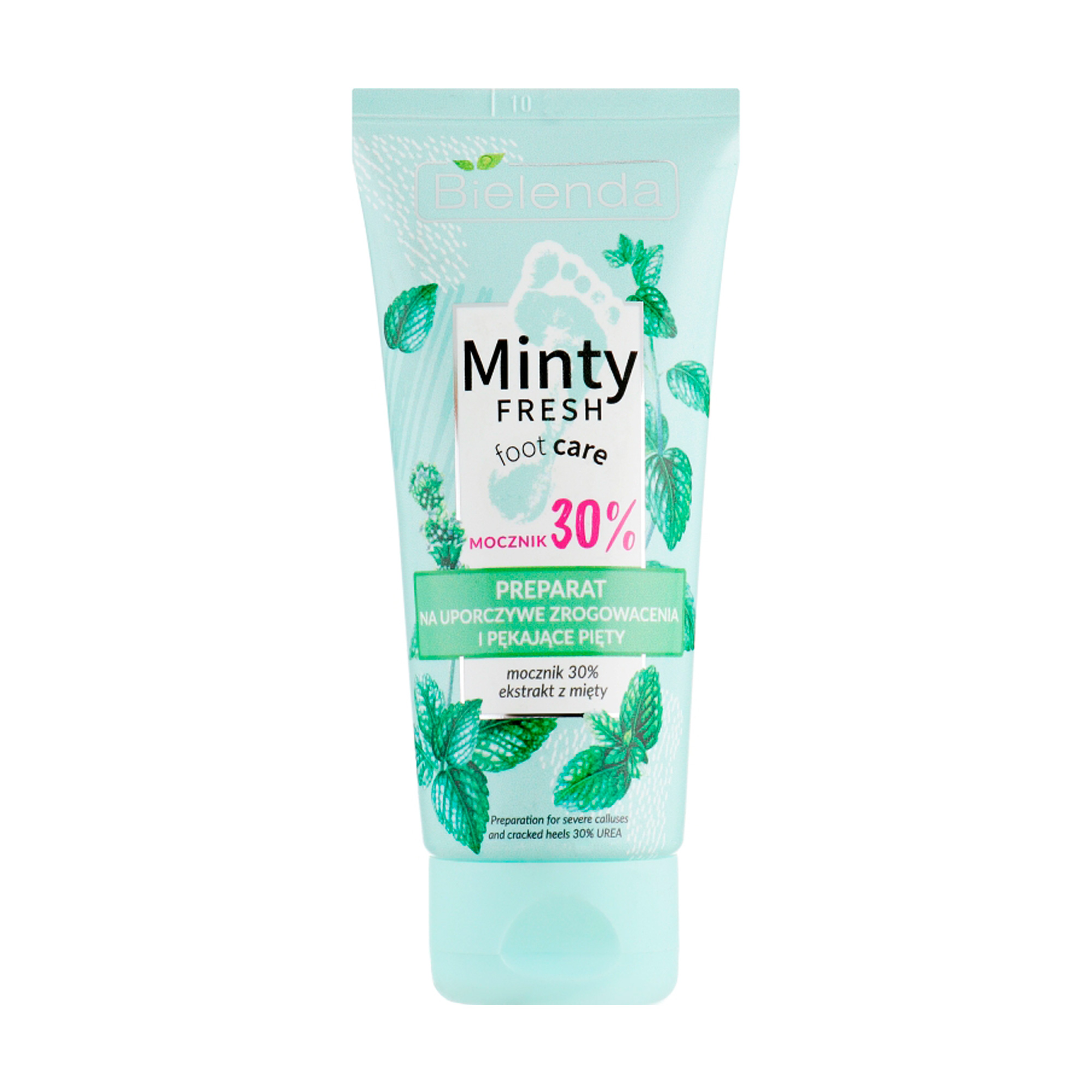 Крем для ніг проти мозолів і натоптишів Bielenda Minty Fresh Foot Care Preparation For Severe Calluses And Cracked Heels, 75 мл